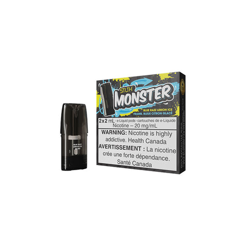 STLTH MONSTER POD PACK BLUE RAZZ LEMON ICE