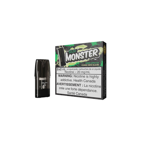 STLTH MONSTER POD PACK GREEN APPLE ICE