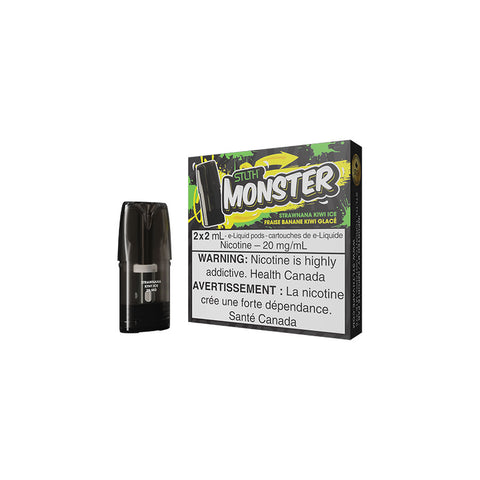 STLTH MONSTER POD PACK STRAWNANA KIWI ICE