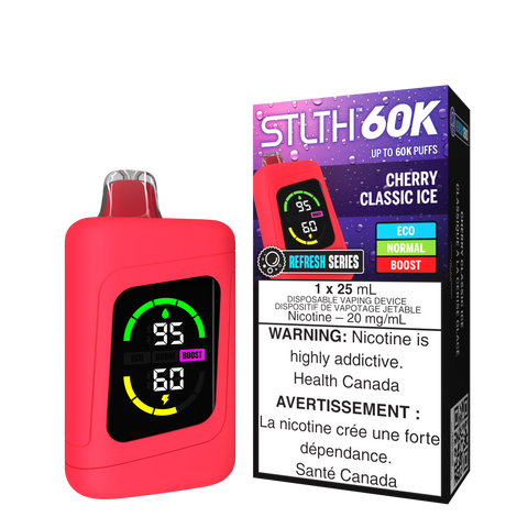 STLTH 60K - DISPOSABLE - REFRESH SERIES - CHERRY CLASSIC ICE
