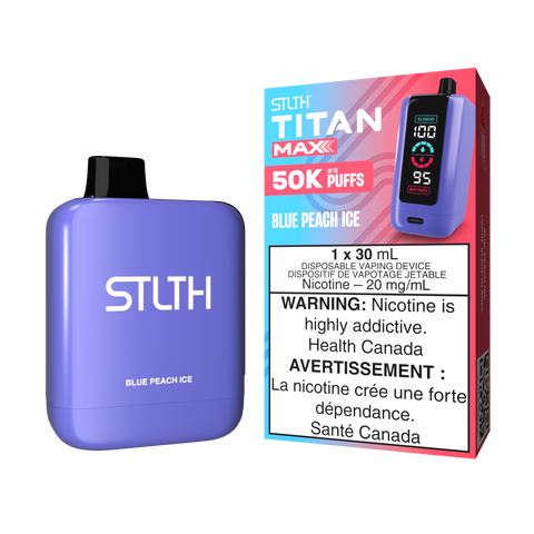 STLTH TITAN MAX - DISPOSABLE - BLUE PEACH ICE
