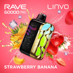 LINVO RAVE PRO - DISPOSABLE - STRAWBERRY BANANA