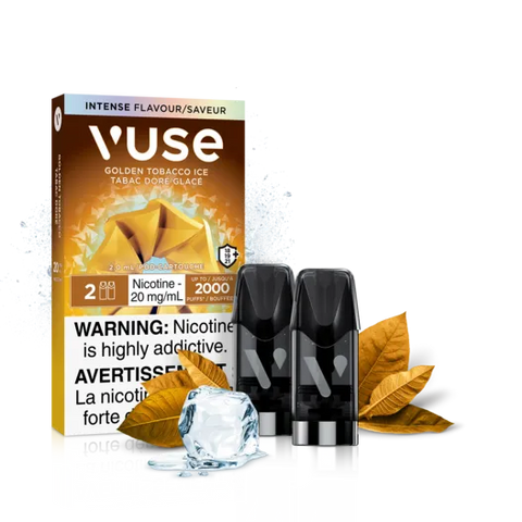 VUSE - CLOSED PODS - (2 PACK) - GOLDEN TOBACCO ICE