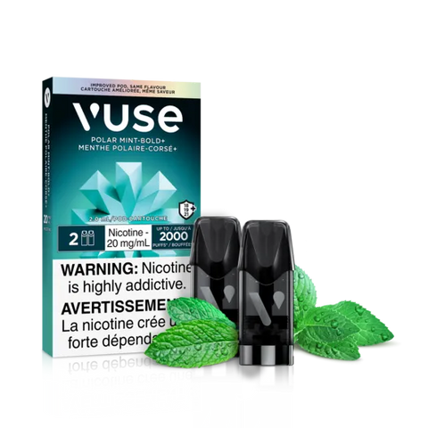 VUSE - CLOSED PODS - (2 PACK) - POLAR MINT BOLD +
