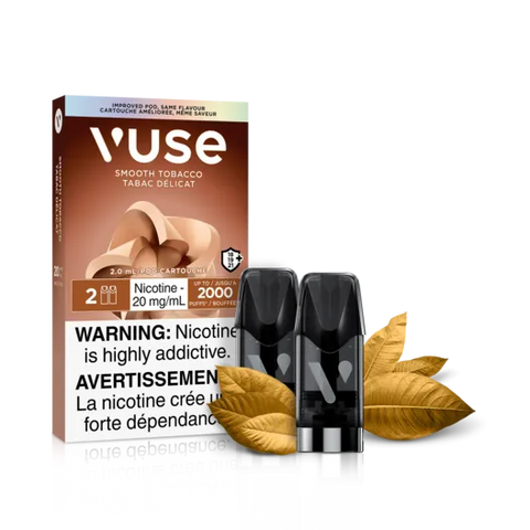 VUSE - CLOSED PODS - (4 PACK) - SMOOTH TOBACCO