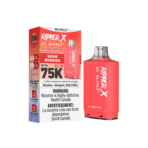 RIPPER X BY RUFPUF - CLOSED PODS - 75K - SOUR BERRIES