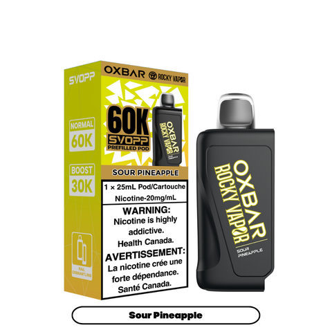 OXBAR SVOPP - CLOSED PODS - 60K - SOUR PINEAPPLE