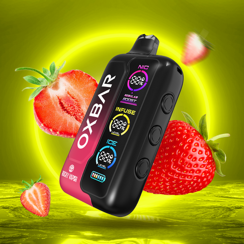 ROCKY VAPOR OXBAR TRI FUSION - DISPOSABLE - STRAWBERRY H