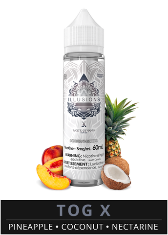 ILLUSIONS - E-LIQUID - FREEBASE - 60ML - TASTE OF GODS X