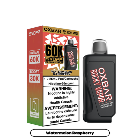 OXBAR SVOPP - CLOSED PODS - 60K - WATERMELON RASPBERRY