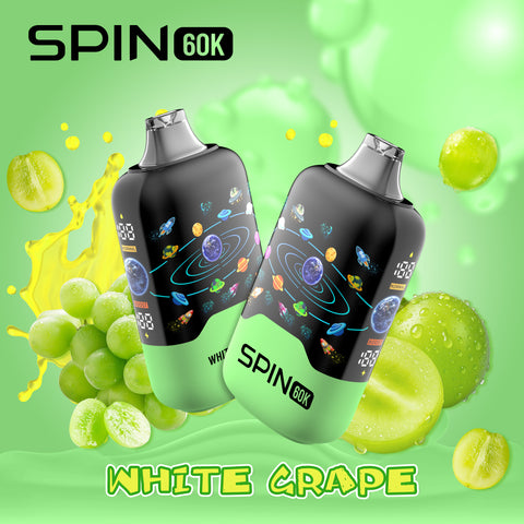 SPIN 60K - DISPOSABLE - WHITE GRAPE