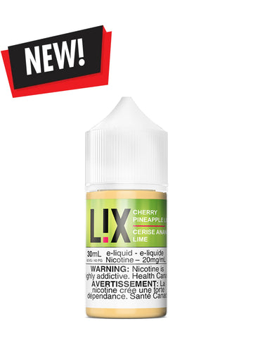 L!X - E-LIQUID - NIC SALT - 30ML - CHERRY PINEAPPLE LIME