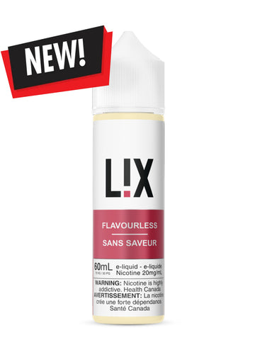 L!X - E-LIQUID - FREEBASE - 60ML - L!X - FLAVOURLESS