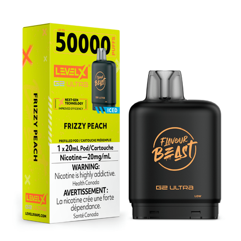 LEVEL X - FLAVOUR BEAST G2 ULTRA POD - FRIZZY PEACH