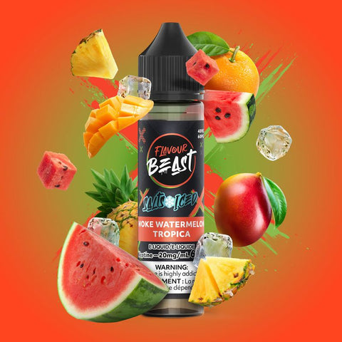 FLAVOUR BEAST - E-LIQUID - NIC SALT - 60 ML - WOKE WATERMELON TROPICA