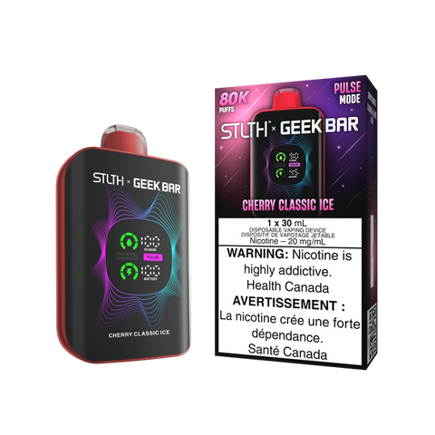 STLTH X GEEK BAR - DISPOSABLE - CHERRY CLASSIC ICE