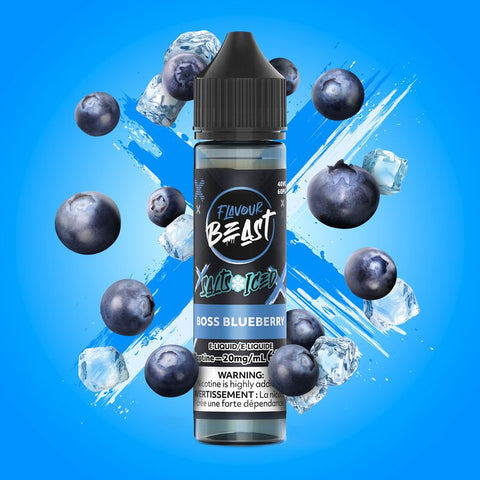 FLAVOUR BEAST - E-LIQUID - NIC SALT - 60 ML - BOSS BLUEBERRY