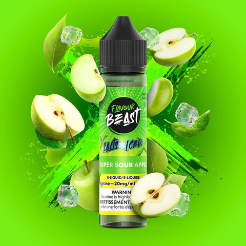 FLAVOUR BEAST - E-LIQUID - NIC SALT - 60 ML - SUPER SOUR APPLE
