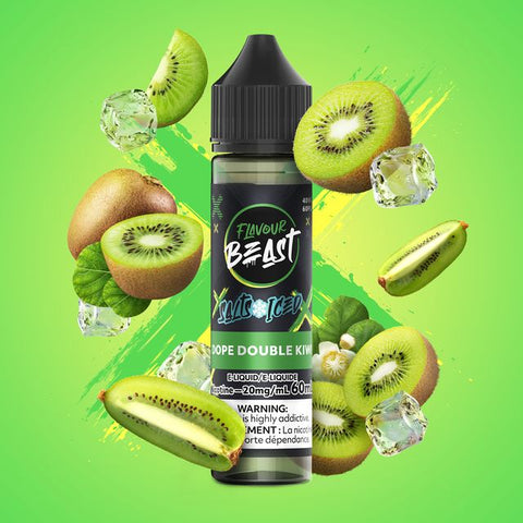 FLAVOUR BEAST - E-LIQUID - NIC SALT - 60 ML - DOPE DOUBLE KIWI