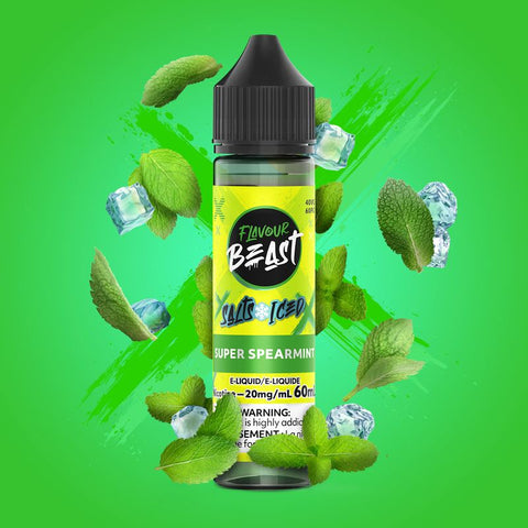 FLAVOUR BEAST - E-LIQUID - NIC SALT - 60 ML - SUPER SPEARMINT ICED