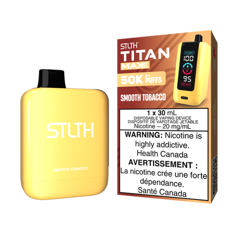 STLTH TITAN MAX - DISPOSABLE - SMOOTH TOBACCO