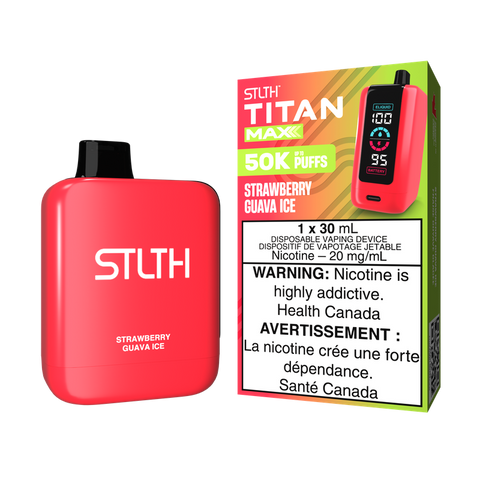 STLTH TITAN MAX - DISPOSABLE - STRAWBERRY GUAVA ICE