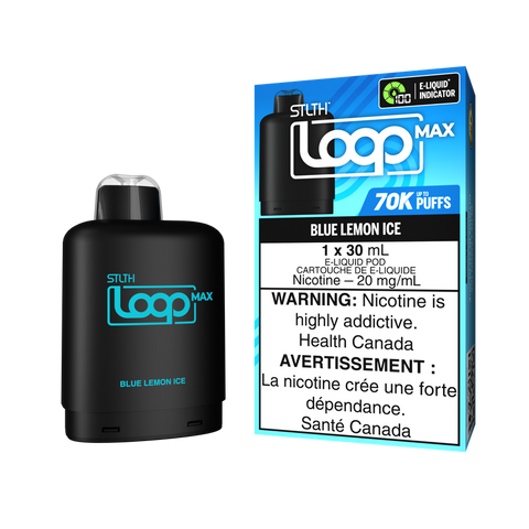 STLTH - LOOP MAX - 70K - POD - BLUE LEMON ICE