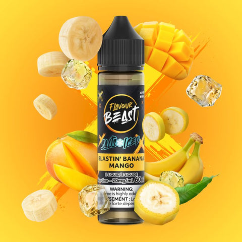 FLAVOUR BEAST - E-LIQUID - NIC SALT - 60 ML - BLASTIN' BANANA MANGO