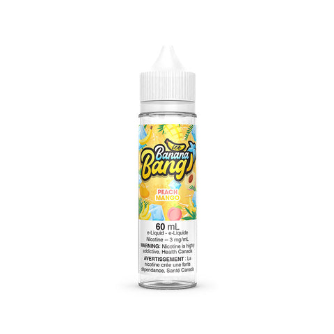 BANANA BANG - E-LIQUID - FREEBASE - 60 ML - PEACH MANGO ICE