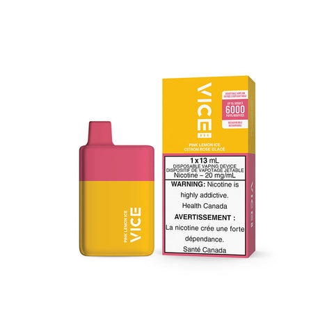 VICE BOX DISPOSABLE - PINK LEMON ICE