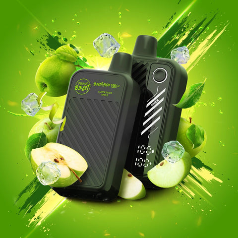 FLAVOUR BEAST BEAST MODE MAX 2 - 50K - DISPOSABLE - SUPER SOUR APPLE
