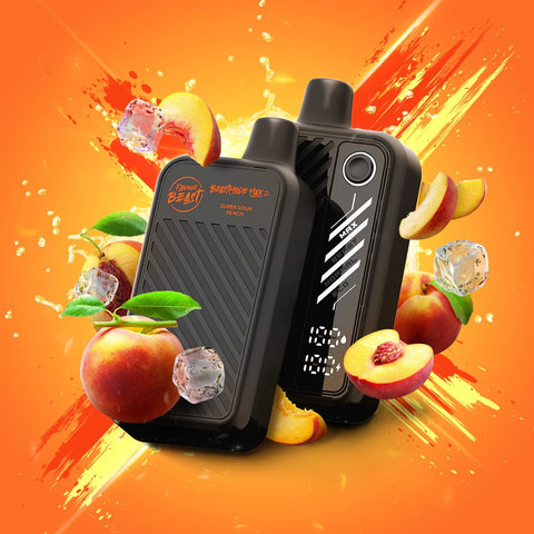 FLAVOUR BEAST BEAST MODE MAX 2 - 50K - DISPOSABLE - SUPER SOUR PEACH