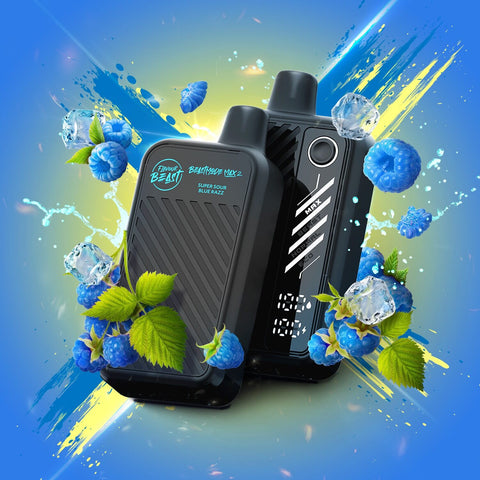 FLAVOUR BEAST BEAST MODE MAX 2 - 50K - DISPOSABLE - SUPER SOUR BLUE RAZZ