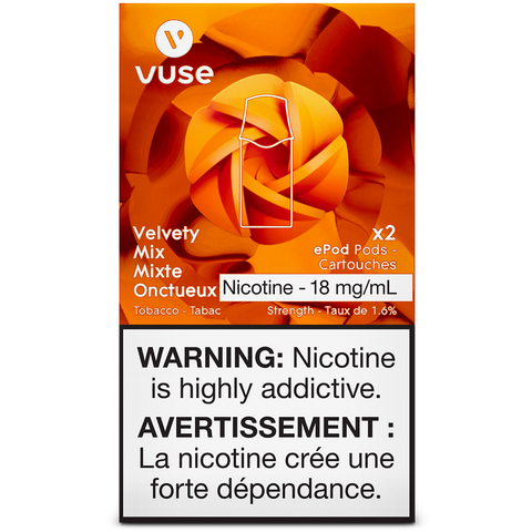 VUSE - CLOSED PODS - (2 PACK) - VELVETY MIX