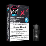 FLAVOUR BEAST POD PACK - SAVAGE STRAWBERRY WATERMELON ICED