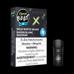 FLAVOUR BEAST POD PACK - WILD WHITE GRAPE ICED