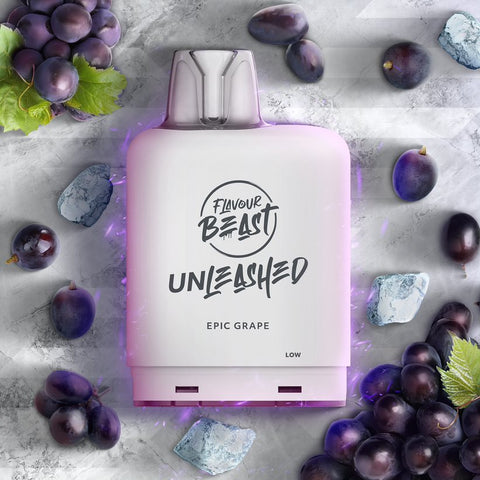 LEVEL X - FLAVOUR BEAST UNLEASHED  - BOOST POD - EPIC GRAPE