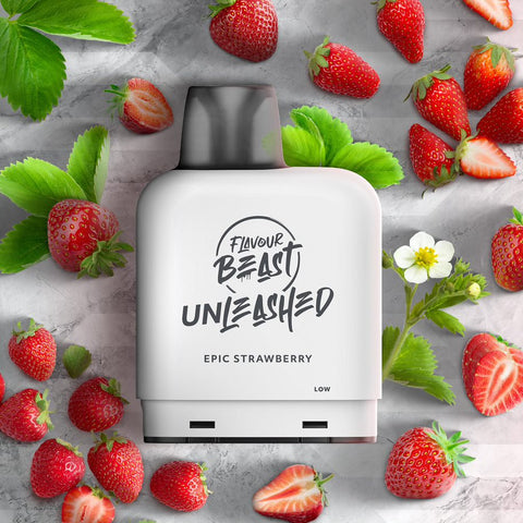 Level X Flavour Beast Unleashed Pod 14mL - Epic Strawberry