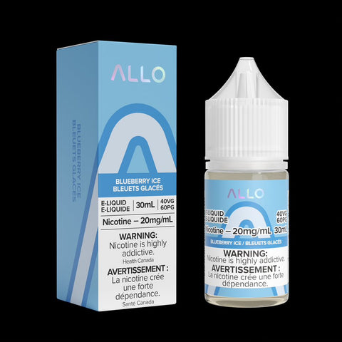 ALLO - E-LIQUID - NIC SALT - 30ML - BLUEBERRY ICE
