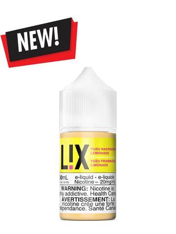 L!X - E-LIQUID - NIC SALT - 30ML - YUZU RASPBERRY LEMONADE