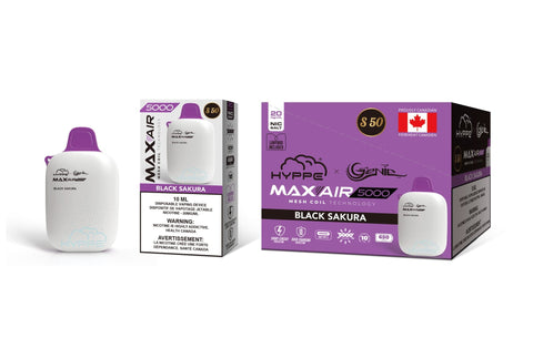 GENIE - DISPOSABLE - HYPPE MAX AIR - BLACK SAKURA