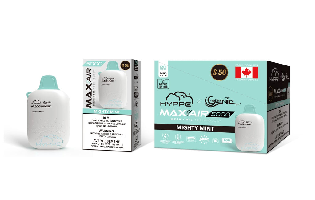 mighty mint disposable vape GENIE - DISPOSABLE - HYPPE MAX AIR