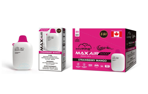 GENIE - DISPOSABLE - HYPPE MAX AIR - STRAWBERRY MANGO