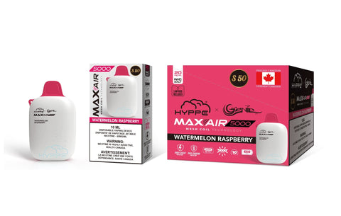 GENIE - DISPOSABLE - HYPPE MAX AIR - WATERMELON RASPBERRY